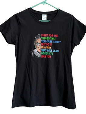 Ruth Bader Ginsburg Quote Tee t-shirt RBG inspirational shirt Sm